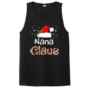 Nana Claus Christmas Family Matching Xmas Light Tree PosiCharge Competitor Tank