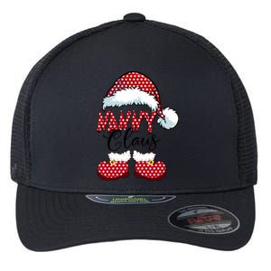 Nanny Claus Christmas Happy Family New Santa Claus Cute Gift Flexfit Unipanel Trucker Cap