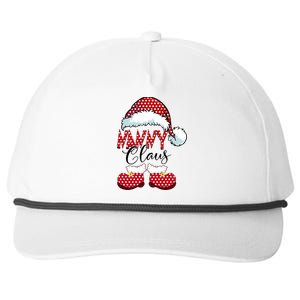 Nanny Claus Christmas Happy Family New Santa Claus Cute Gift Snapback Five-Panel Rope Hat