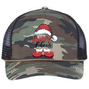 Nanny Claus Christmas Happy Family New Santa Claus Cute Gift Retro Rope Trucker Hat Cap