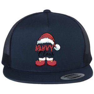 Nanny Claus Christmas Happy Family New Santa Claus Cute Gift Flat Bill Trucker Hat