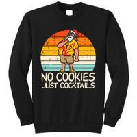 No Cookies Cocktails Santa Summer Christmas In July Xmas Sweatshirt