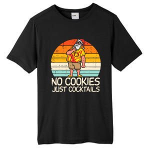 No Cookies Cocktails Santa Summer Christmas In July Xmas Tall Fusion ChromaSoft Performance T-Shirt