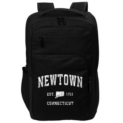 Newtown Connecticut Ct Vintage Sports Impact Tech Backpack