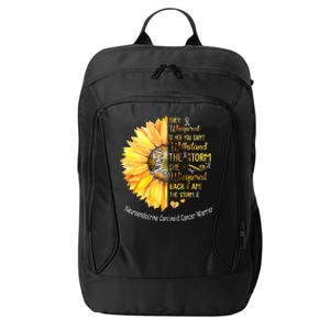 Neuroendocrine Carcinoid Cancer Warrior Gift City Backpack