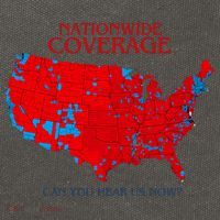 Nationwide Coverage Can You Hear Us Now Cotton Canvas Backpack