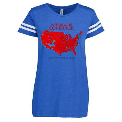 Nationwide Coverage Can You Hear Us Now Enza Ladies Jersey Football T-Shirt