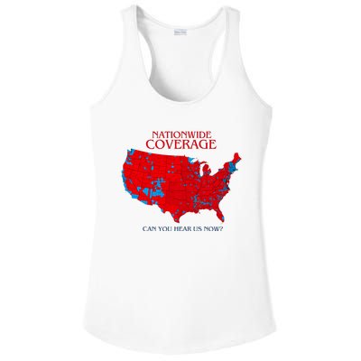 Nationwide Coverage Can You Hear Us Now Ladies PosiCharge Competitor Racerback Tank