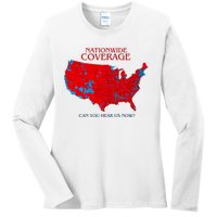 Nationwide Coverage Can You Hear Us Now Ladies Long Sleeve Shirt