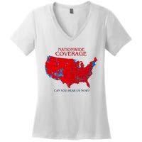 Nationwide Coverage Can You Hear Us Now Women's V-Neck T-Shirt