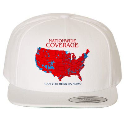 Nationwide Coverage Can You Hear Us Now Wool Snapback Cap