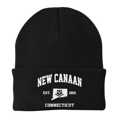 New Canaan Connecticut CT Vintage State Athletic Style Beanie