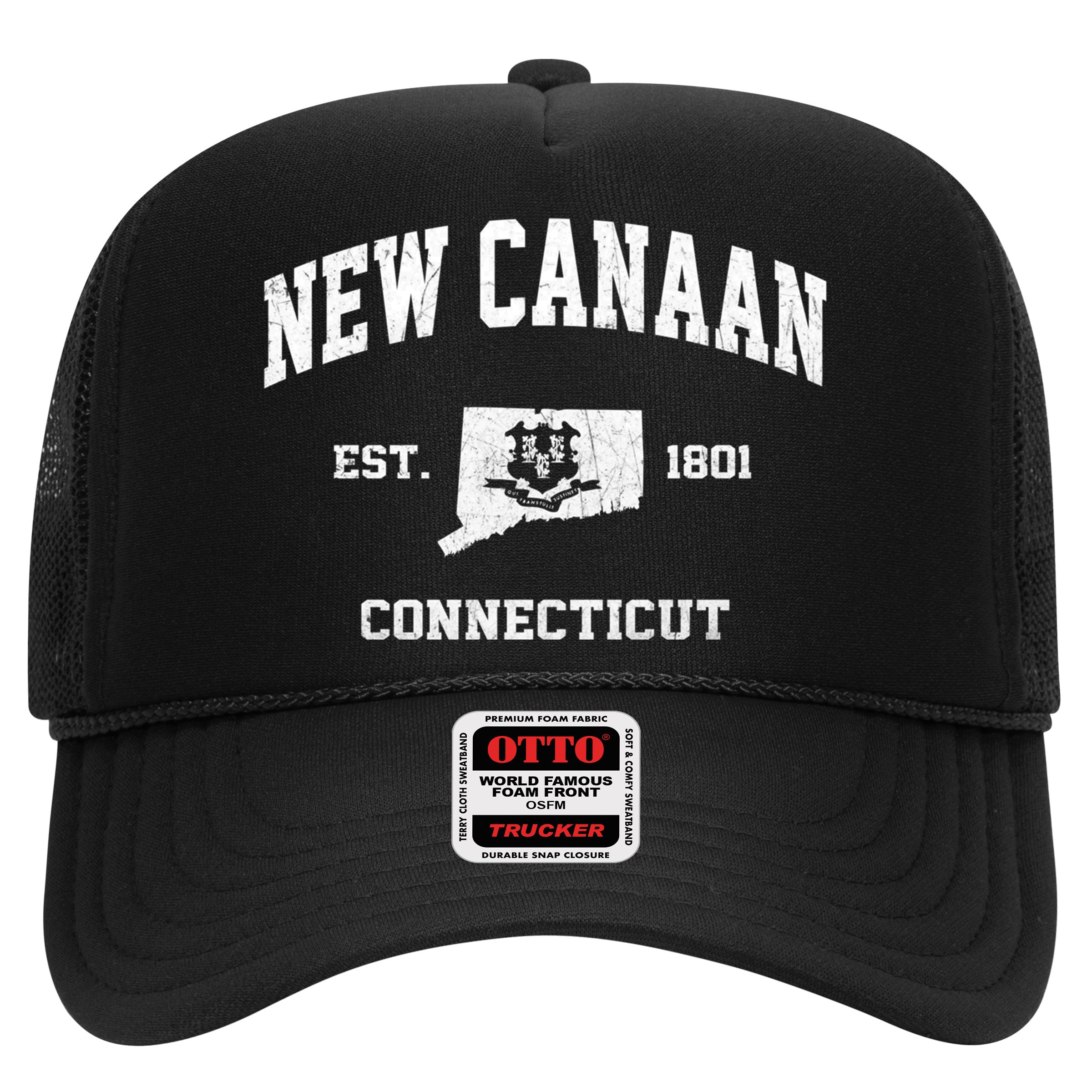 New Canaan Connecticut CT Vintage State Athletic Style Hat