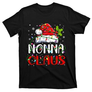 Nonna Claus Christmas Santa Matching Family Xmas Pajamas T-Shirt