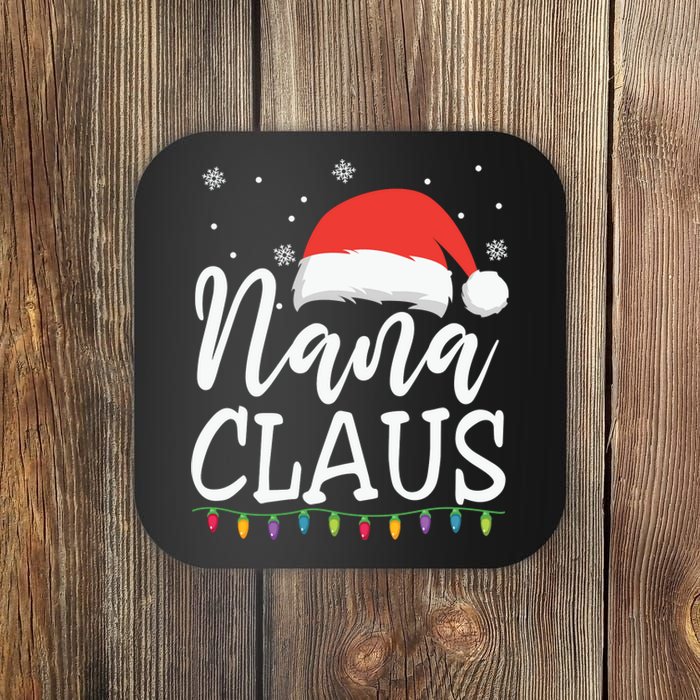 Nana Clause Christmas Light Funny, Christmas Lights, Funny Christmas, Funny Santa Coaster