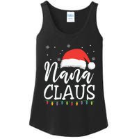 Nana Clause Christmas Light Funny, Christmas Lights, Funny Christmas, Funny Santa Ladies Essential Tank