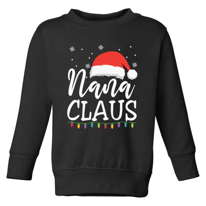 Nana Clause Christmas Light Funny, Christmas Lights, Funny Christmas, Funny Santa Toddler Sweatshirt