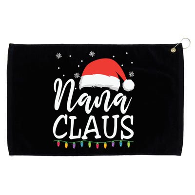 Nana Clause Christmas Light Funny, Christmas Lights, Funny Christmas, Funny Santa Grommeted Golf Towel