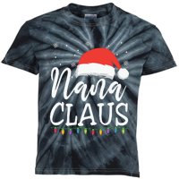 Nana Clause Christmas Light Funny, Christmas Lights, Funny Christmas, Funny Santa Kids Tie-Dye T-Shirt