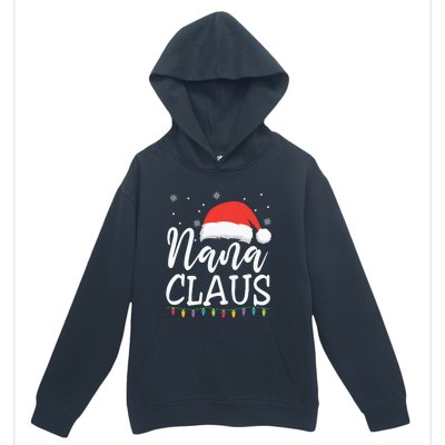 Nana Clause Christmas Light Funny, Christmas Lights, Funny Christmas, Funny Santa Urban Pullover Hoodie