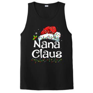 Nana Claus Christmas Pajama Family Matching Xmas Light PosiCharge Competitor Tank