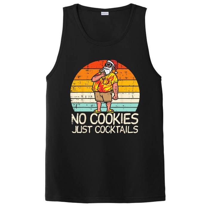 No Cookies Cocktails Santa Summer Christmas In July Xmas PosiCharge Competitor Tank