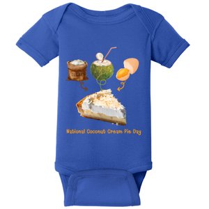 National Coconut Cream Pie Day 8th On May Coconut Milk Sugar Gift Baby Bodysuit