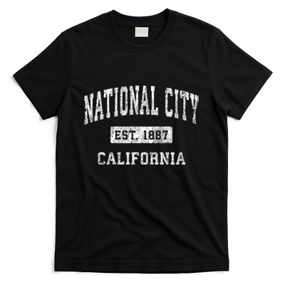 National City California Ca Vintage Established Sports T-Shirt