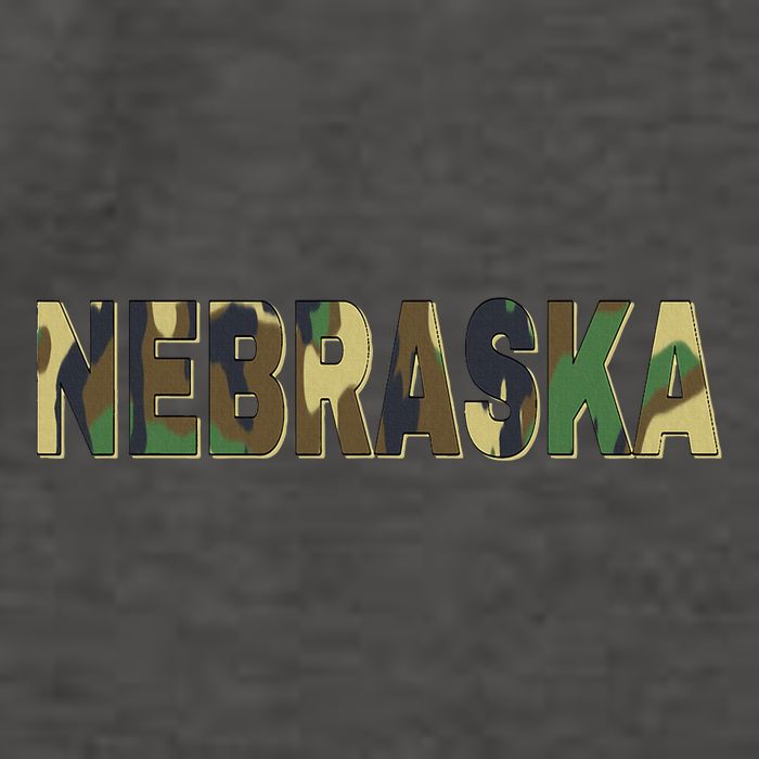 Nebraska Camouflage Camo Nebraska Vector Backpack
