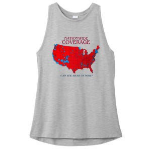 Nationwide Coverage Can You Hear Us Now Ladies PosiCharge Tri-Blend Wicking Tank