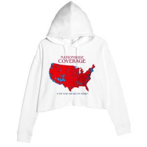 Nationwide Coverage Can You Hear Us Now Crop Fleece Hoodie