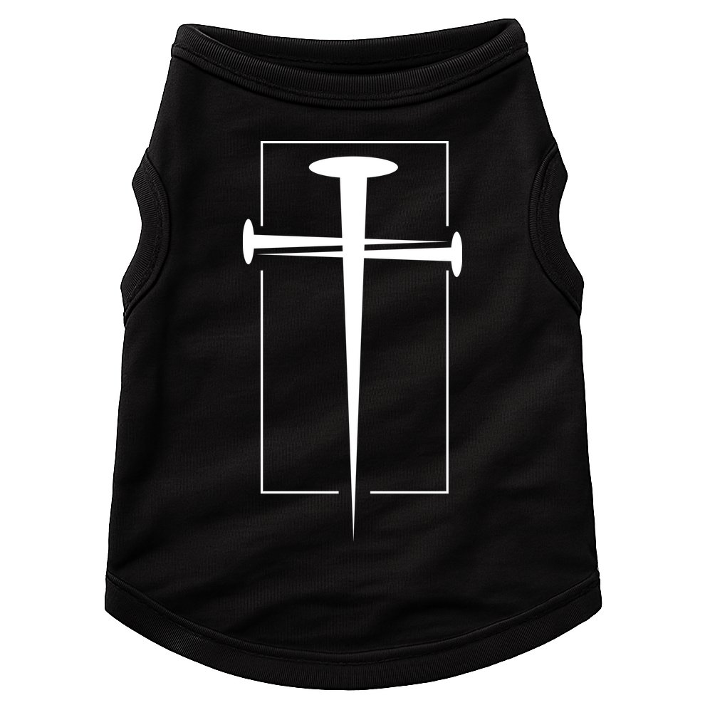 Nail Cross Christianity Doggie Tank