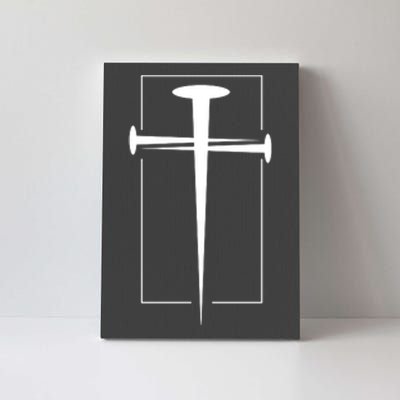 Nail Cross Christianity Canvas