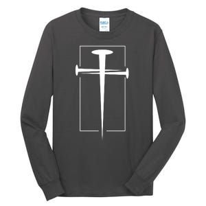 Nail Cross Christianity Tall Long Sleeve T-Shirt