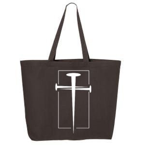 Nail Cross Christianity 25L Jumbo Tote