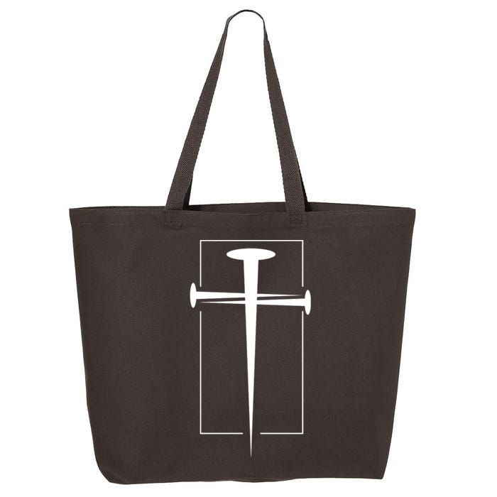 Nail Cross Christianity 25L Jumbo Tote