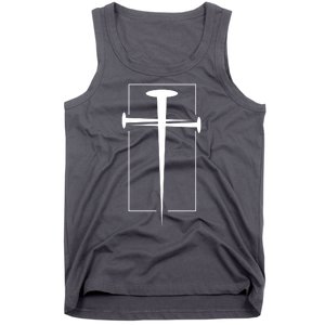 Nail Cross Christianity Tank Top