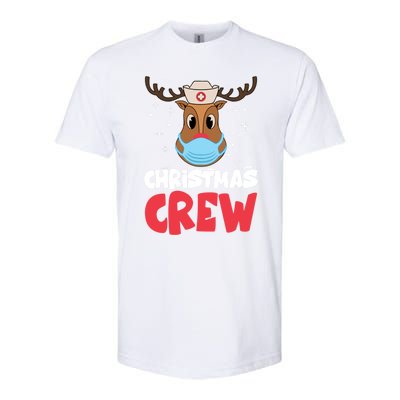 Nurse Christmas Crew Gift Softstyle® CVC T-Shirt