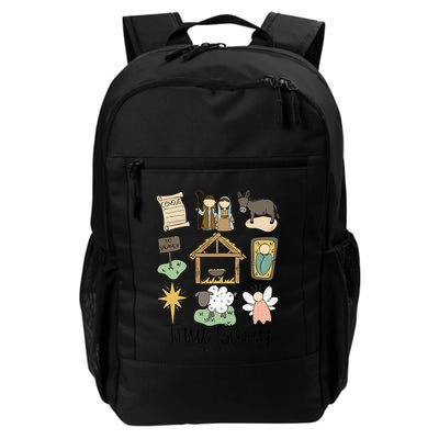 Nativity Christian Christmas Xmas True Story Manger  Backpack