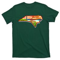 North Carolina Cartoon Illustration T-Shirt