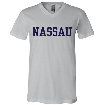 Nassau Community College V-Neck T-Shirt