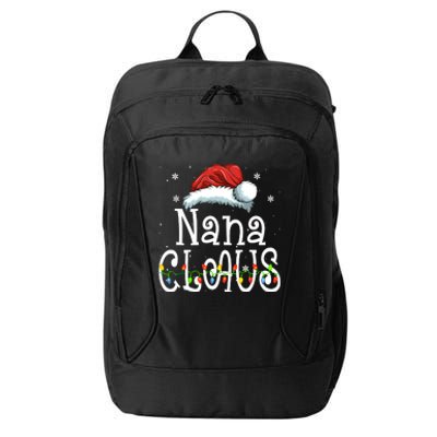 Nana Claus Christmas Pajama Family Matching Xmas City Backpack