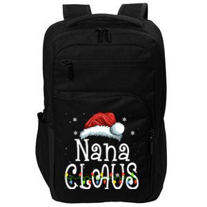 Nana Claus Christmas Pajama Family Matching Xmas Impact Tech Backpack