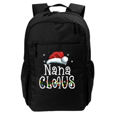 Nana Claus Christmas Pajama Family Matching Xmas Daily Commute Backpack