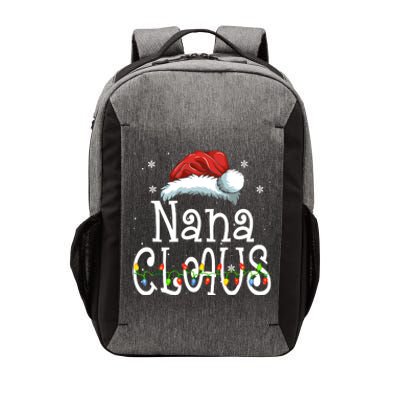 Nana Claus Christmas Pajama Family Matching Xmas Vector Backpack