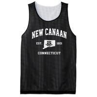 New Canaan Connecticut CT Vintage State Athletic Style Mesh Reversible Basketball Jersey Tank