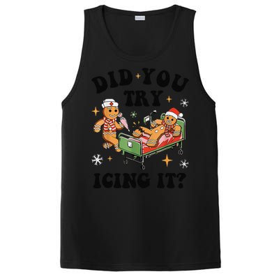 Nurse Christmas Did You Try Icing It  Christmas Nurse Nicu Nurse Christmas Gift PosiCharge Competitor Tank