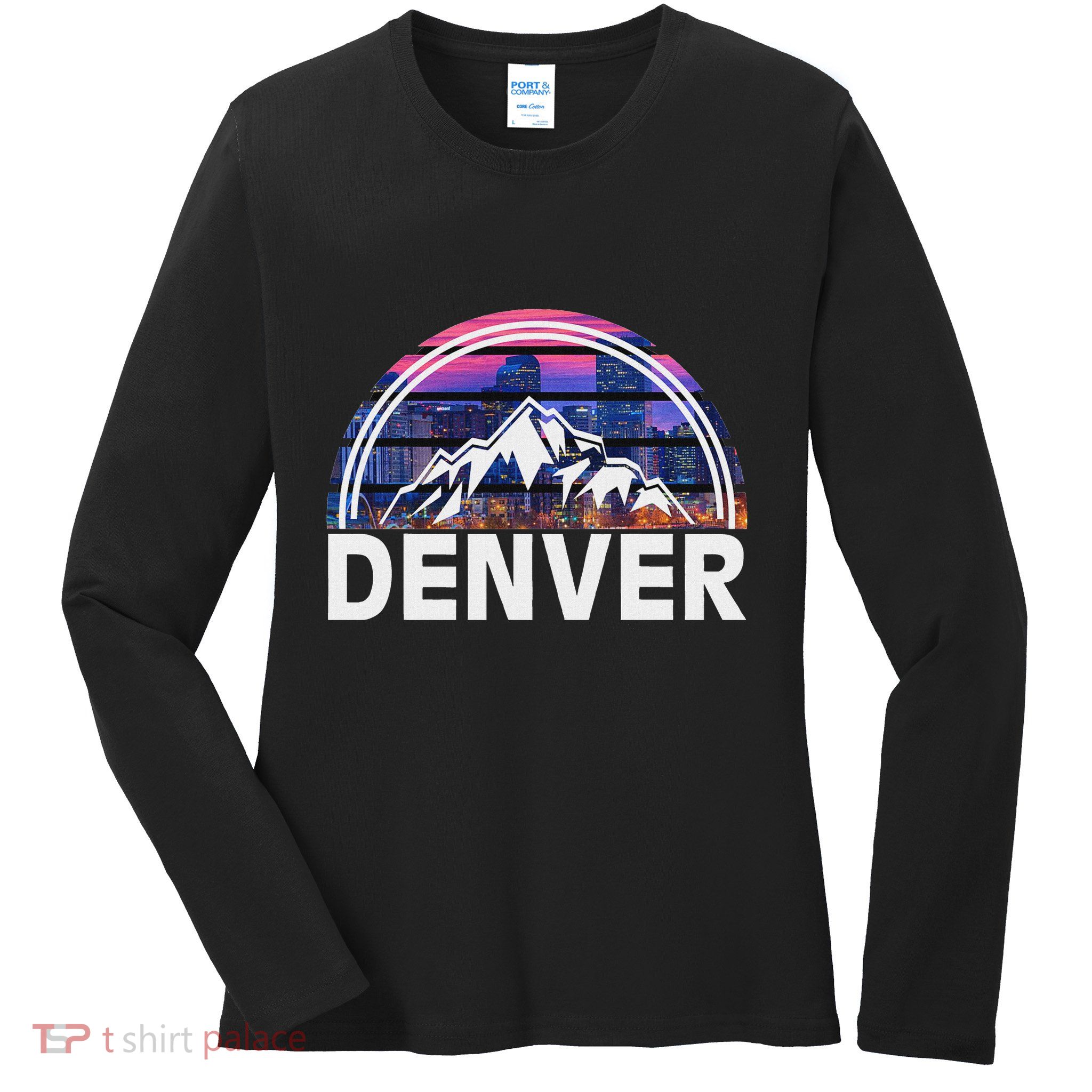 New Colorado Denver State Gift Rocky Mountain Ladies Long Sleeve Shirt