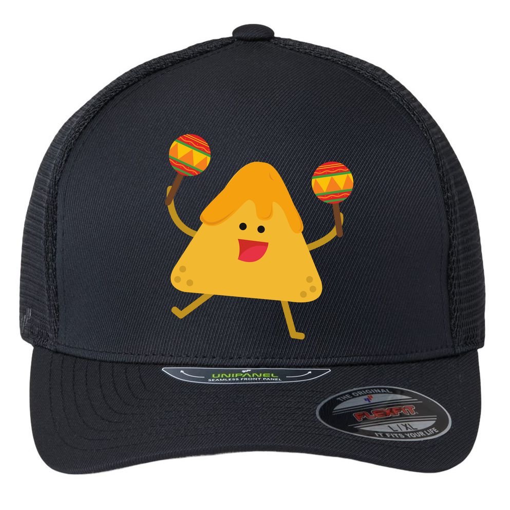 Nacho Cinco De Mayo Festive Funny Flexfit Unipanel Trucker Cap