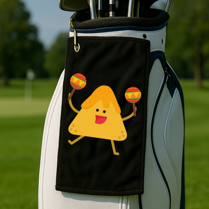 Nacho Cinco De Mayo Festive Funny Golf Towel